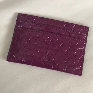 Coach credit card holder
